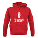 I'd Rather Be A Robot unisex hoodie