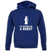 I'd Rather Be A Robot unisex hoodie