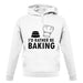 I'd Rather Be Baking unisex hoodie