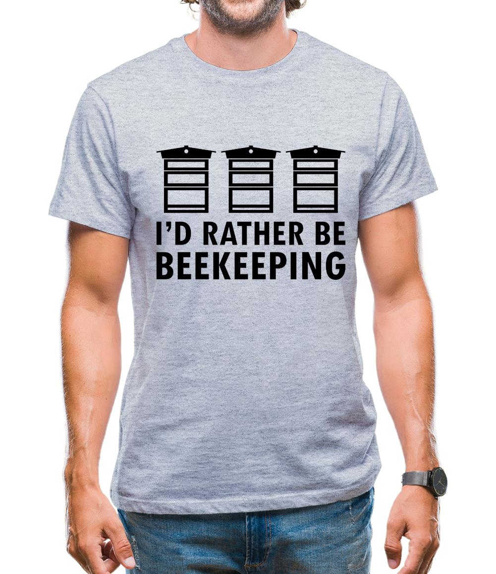 I'd Rather Be Beekeeping Mens T-Shirt
