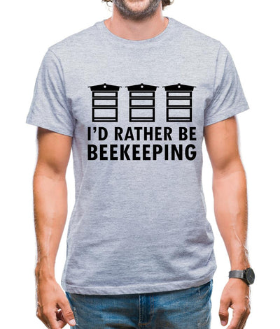 I'd Rather Be Beekeeping Mens T-Shirt