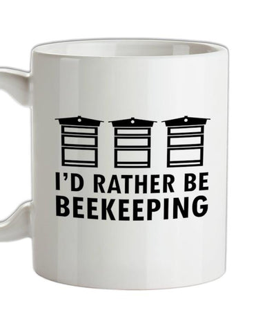 I'd Rather Be Beekeeping Ceramic Mug