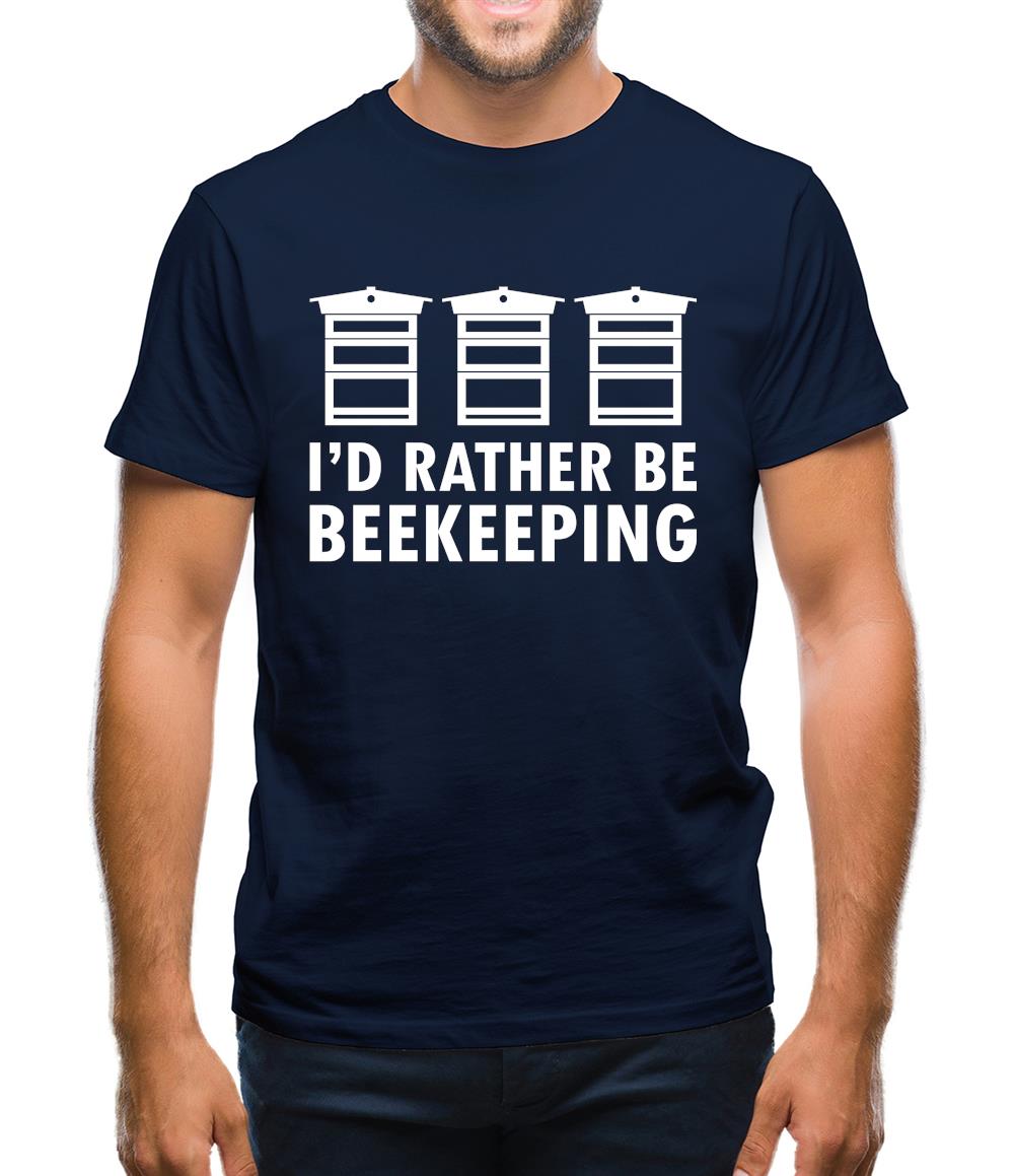 I'd Rather Be Beekeeping Mens T-Shirt