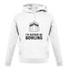 I'd Rather Be Bowling unisex hoodie