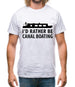 I'd Rather Be Canal Boating Mens T-Shirt