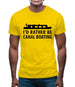 I'd Rather Be Canal Boating Mens T-Shirt