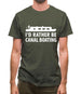 I'd Rather Be Canal Boating Mens T-Shirt