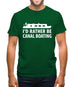 I'd Rather Be Canal Boating Mens T-Shirt