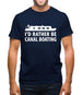I'd Rather Be Canal Boating Mens T-Shirt