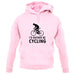 I'd Rather Be Cycling unisex hoodie