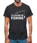 I'd Rather Be Fishing Mens T-Shirt