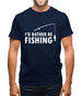 I'd Rather Be Fishing Mens T-Shirt