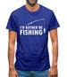 I'd Rather Be Fishing Mens T-Shirt