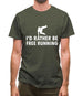 I'd Rather Be Free Rrunning Mens T-Shirt