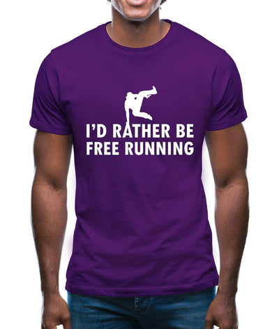 I'd Rather Be Free Rrunning Mens T-Shirt
