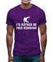 I'd Rather Be Free Rrunning Mens T-Shirt