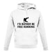 I'd Rather Be Free Rrunning unisex hoodie