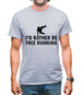 I'd Rather Be Free Rrunning Mens T-Shirt