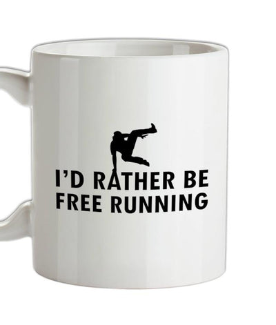 I'd Rather Be Free Running Ceramic Mug