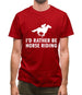 I'd Rather Be Horse Riding Mens T-Shirt