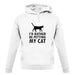 I'd Rather Be Petting My Cat unisex hoodie