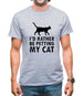 I'd Rather Be Petting My Cat Mens T-Shirt