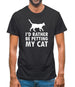 I'd Rather Be Petting My Cat Mens T-Shirt