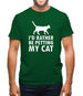 I'd Rather Be Petting My Cat Mens T-Shirt