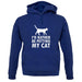 I'd Rather Be Petting My Cat unisex hoodie