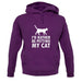 I'd Rather Be Petting My Cat unisex hoodie