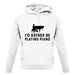 I'd Rather Be Playing Piano unisex hoodie