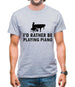 I'd Rather Be Playing Piano Mens T-Shirt