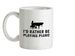 I'd Rather Be Playing Piano Ceramic Mug