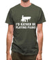 I'd Rather Be Playing Piano Mens T-Shirt