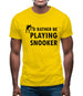 I'd Rather Be Playing Snooker Mens T-Shirt