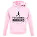 I'd Rather Be Running unisex hoodie