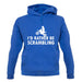 I'd Rather Be Scrambling unisex hoodie