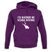 I'd Rather Be Scuba Diving unisex hoodie