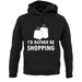 I'd Rather Be Shopping unisex hoodie