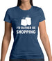 I'd Rather Be Shopping Womens T-Shirt