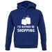 I'd Rather Be Shopping unisex hoodie