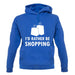 I'd Rather Be Shopping unisex hoodie