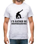 I'd Rather Be Snowboarding Mens T-Shirt