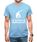 I'd Rather Be Snowboarding Mens T-Shirt