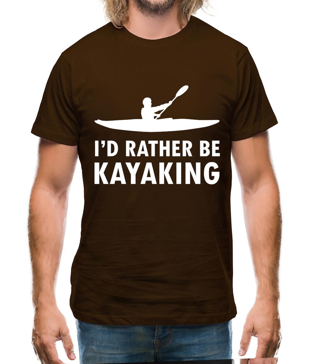 I'd Rather Be Kayaking Mens T-Shirt