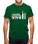 I'd Rather Be Playing Cricket Mens T-Shirt