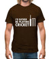 I'd Rather Be Playing Cricket Mens T-Shirt