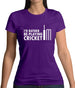 I'd Rather Be Playing Cricket Womens T-Shirt