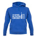 I'd Rather Be Playing Cricket unisex hoodie