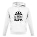 I'd Rather Be Playing Darts unisex hoodie